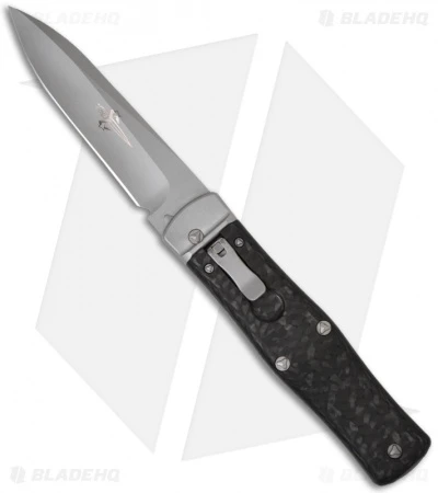 Marfione Custom OSS Cobra Lever Lock Knife Carbon Fiber (Bead Blast/Spear Point) 1 Marfione Custom OSS Cobra Lever Lock Knife Carbon Fiber (Bead Blast/Spear Point)