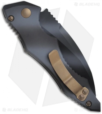 Microtech Tan Camo Kestrel Automatic Knife (3.95" Plain) 131-1TC 2 Microtech Tan Camo Kestrel Automatic Knife (3.95" Plain) 131-1TC - Image 2