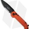 Microtech LUDT Automatic Knife Orange (3.4" Black Serr) 135-2OR