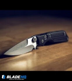 Marfione / Strider Custom MSG-2 Dual-Action Knife Black (3.5" Stonewash) II -Knife Discounts Store microtech strider custom msg 2 stonewash BHQ 52206 dl