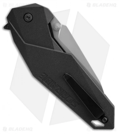 Schrade SCHA5 Clip Point Spring Assisted Knife (3.375" Bead Blast Plain) 2 Schrade SCHA5 Clip Point Spring Assisted Knife (3.375" Bead Blast Plain) - Image 2
