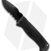 Schrade SCHA6LBS Drop Point Spring Assisted Knife (3.75" Black Serr)
