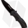 Schrade SCHA7B Clip Point Spring Assisted Knife (3.25" Black Plain)