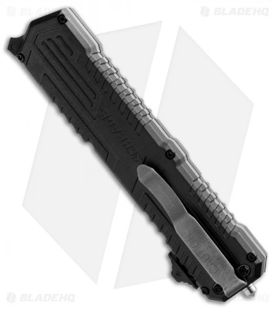 Schrade Viper OTF Assisted Opening Knife Black (3.5" Black) SCHOTF3CB 2 Schrade Viper OTF Assisted Opening Knife Black (3.5" Black) SCHOTF3CB - Image 2