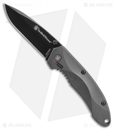 Smith & Wesson Mini S.W.A.T. Spring Assisted Knife Gray (2.25" Black) SW6000MB 1 Smith & Wesson Mini S.W.A.T. Spring Assisted Knife Gray (2.25" Black) SW6000MB