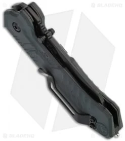 Smith & Wesson MAGIC Spring Assisted Tanto Knife (3" Black Serr) SWMP2BS 5 Smith & Wesson MAGIC Spring Assisted Tanto Knife (3" Black Serr) SWMP2BS -Knife Discounts Store smith wesson military police swmp2bs serr grey sid