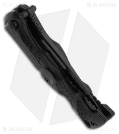 Smith & Wesson Black Ops Spring Assist Knife (3.3" Black Serr) SWBLOP2BS 2 Smith & Wesson Black Ops Spring Assist Knife (3.3" Black Serr) SWBLOP2BS - Image 2