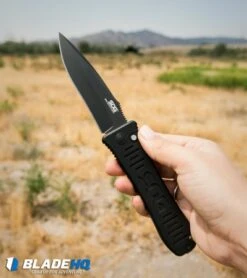 SOG Spec Elite II Automatic Knife (4" Black) SE-62 -Knife Discounts Store sog spec elite ii se 62 BHQ 8486 dl