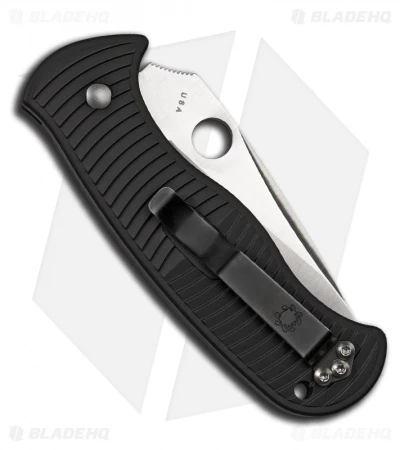 Spyderco Citadel Automatic Knife 83mm (3.25" Satin) C119P 2 Spyderco Citadel Automatic Knife 83mm (3.25" Satin) C119P - Image 2