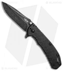 Zero Tolerance Hinderer 0566BWCF Assisted Opening Knife Carbon Fiber (BlackWash)