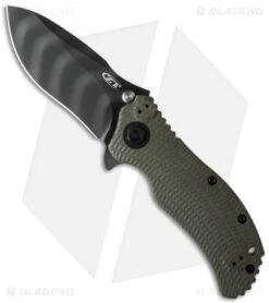 Zero Tolerance 0301 Assisted Opening Knife Ranger Green (3.75" Tiger Stripe) ZT